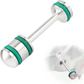 Aluminum Oil Diverter Barbell for GM Gen III & IV Engines - Compatible with LS1 LS2 LS3 LS6 L33 L92 L99 LQ4 LQ9 4.8L 5.3L 5.7L 6.0L 6.2L Fits 12573460