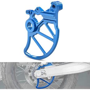 Rear Brake Disc Guard Compatible with 690 Enduro/SMC R 2008-2024, Compatible with Husqvarna 701 Enduro/Supermoto 2016-2024, Compatible with GasGas ES/SM 700 2022-2024, Blue