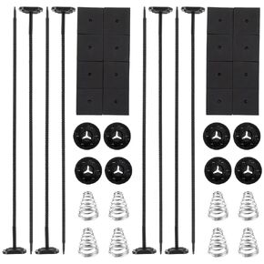 2sets/40pcs مروحة المبرد مروحة الرمز البريدي Car Caraiator التبريد مروحة التثبيت مجموعة أدوات التثبيت الإرسال الكهربائية مجموعة التثبيت Universal Mount Mount