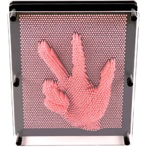 3D Pin Art Toy Extra Large 10" X 8" Pin Art Board Pin Impression Toy for Kids and Adults - Pink