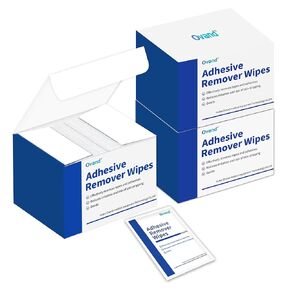 Adhesive Remover Wipes: 40 pcs Adhesive Remover for Skin - No Sting Medical Adhesive Remover, Ostomy Adhesive Remover for Sensitive Skin,Individually Packed
