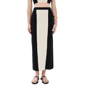 LE BOP Women's Colorblocked Skirt