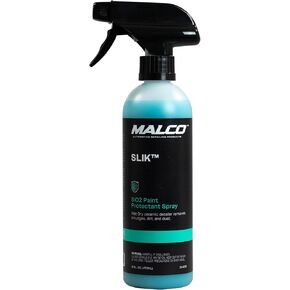 Malco Slik Sio2 Paint Paint Pray - يجدد ويحمي التشطيبات الخارجية/اللمعان الخارجي للمركبة ، والحماية ، وتجميل سيارتك/تألق مسعور عميق على جميع أنواع الأسطح/16oz (264016)