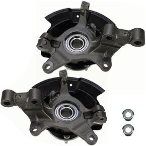 2x Front Steering Knuckle & Wheel Hub Bearing Assembly for Ford Edge 2011 2012 2013 2014 2.0L 3.5L 3.7L LK057 LK058 686-265 686-264