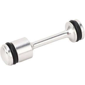 Oil Galley Diverter Restrictor, Billet Aluminum Easy Remove CNC Machining Oil Diverter Barbell Durable for LS Gen III IV Engines