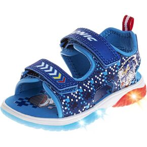 Josmo Boy's Sonic The Hedgehog Lighted Sandal (Toddler/Little Kid)