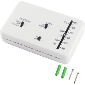 RV Thermostat Replacement for Dometic 3106995.032, RV Analog Thermostat (Cool Only/Furnace) Controls The Heating and Cooling Systems in a Recreational Vehicle