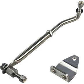 Outboard Motor Steering Link, Universal Boat Engine Stainless Steel Steering Link Rod with Fixing Bracket, 265-315mm Adjustable Outboard Steering Arm for15HP to 200HP Outboard Engine
