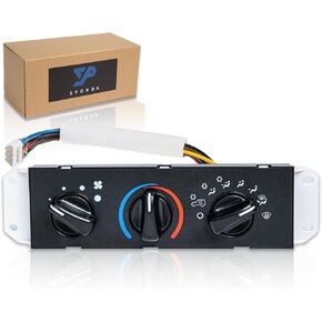 55037473AB Climate Control Module,AC Control Panel,AC Heater Climate Control Module Compatible Jeep Wrangler TJ 1999 2000 2001 2002 2003 2004,Replace HS-373, HS373, SM2107, 1S2187