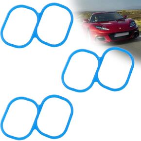 Upper Fuel Injection Plenum Gasket Set Compatible with Toyota Highlander Camry Sienna RAV4 Avalon,for Lexus ES350 RX350 Replace Intake Plenum Gasket Set MS96786