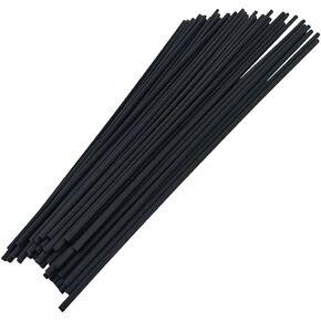 50PCS Natural Fiber Reed Diffuser Sticks 12 Inch Long 4mm Diameter Strong Absorption Refill Replacement Reeds for Diffuser Stick Essential Oil Scented Aroma Fragrance Rod for Home Office Spa