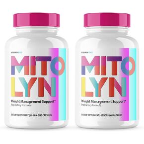 (2 Pack) Mitolyn Capsules, Mitolyn Loss Supplement Pills, Mito Lyn, Mitolyn Keto Capsules, Mitolynn Supplement Pills, Mito Lynn Pills Advanced Formula, Natural Supplement Support Review (120 Caps)