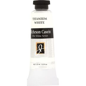Jack Richeson Artist Casein Colors, 37-Milileter, Titanium White