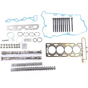 Camshaft Lifters Rockers Head Gaskets Kit 2.4L Fit for Malibu 2008-2012 for LaCrosse 2010-2016 for Regal 2012-2017 for Vue/G6/Sky/HHR/GMC