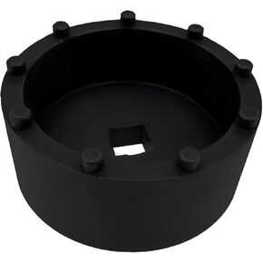 31510 Axle Nut Socket 9 Pin Fit for GM Fit for 2020 and Newer Silverado and Sierra 2500/3500 Trucks With 11.5" and 12" Dual Rear Wheel Axle Hubs & other vehicles with 2.97" O.D. Axle nut