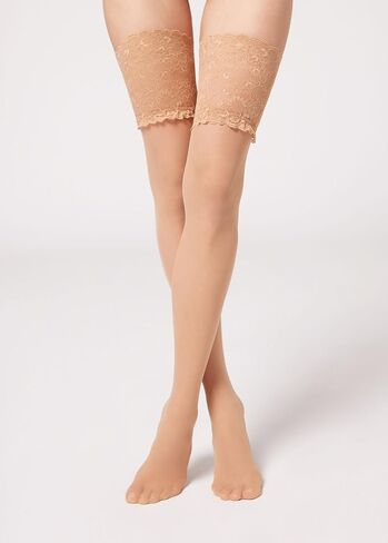 Woman's 20 Denier Opaque Thigh-Highs in Saudi Arabia