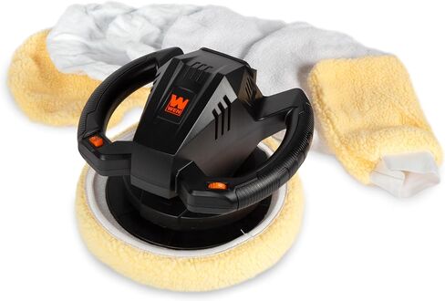 WEN 20V Max Cordless 10-Inch Random Orbital Polisher and Waxer Kit with 2Ah Battery, Charger, and Bonnets (20870) in Kuwait
