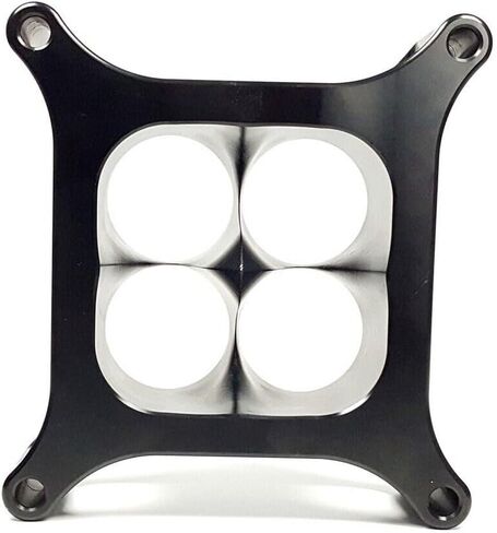Super Sucker Carby Spacer For 4150 Series Type Carburettor Billet Aluminum (Black, 2 inch) in Kuwait