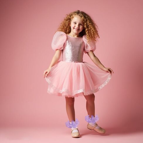 1 Pairs Soft Cotton Ruffle Sock Girls Casual White Socks for School Uniform Dress Socks in Kuwait
