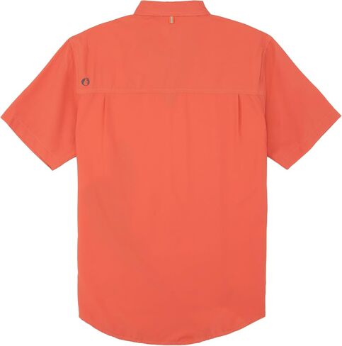 The American Outdoorsman Men's Short Sleeve Button Down Guide Shirt - Sun Protection Moisture-Wicking Canvas Work Shirt in Saudi Arabia