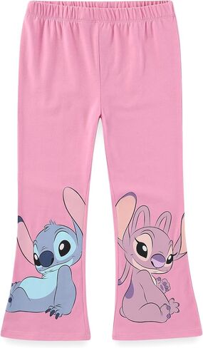 Disney Lilo & Stitch ، Minnie Mouse ، Frozen Princess Girls 3 Pack Legging Pants for Little Kids to Big Kids in Kuwait