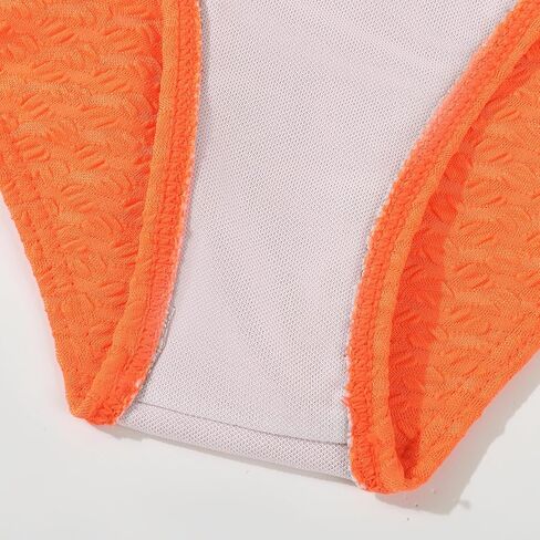 Girls Swimsuit Solid Bathing Suit 2 Piece Twist Cross Adjustable Straps Bikinis for Teen Girls with Chest Pad in Kuwait