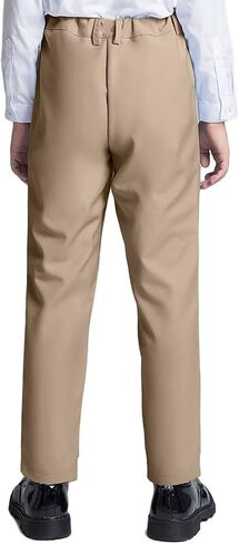 DHTS Boys Dress Pants (Size 2-20 Years) Slim Fit Uniform Pants for Toddler & Teens in Saudi Arabia