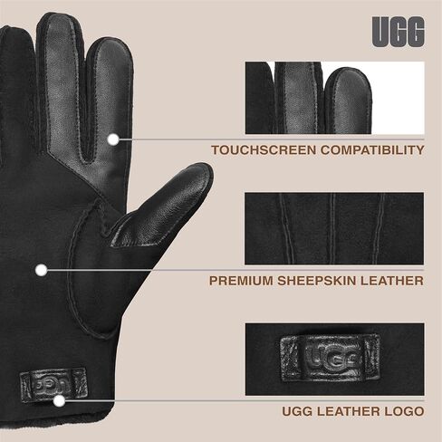 UGG Men M Contrast Sheepskin Glove in Saudi Arabia