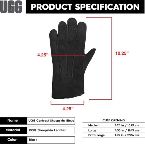 UGG Men M Contrast Sheepskin Glove in Saudi Arabia