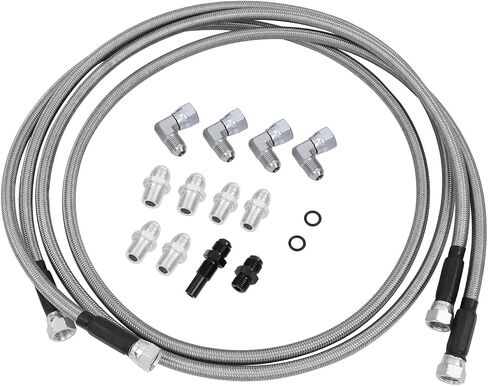مجموعة خراطيم برودة 6an 70 '' ، متوافقة مع GM Chevy Transmission 4l80e Th350 Th400 4l60e in Kuwait