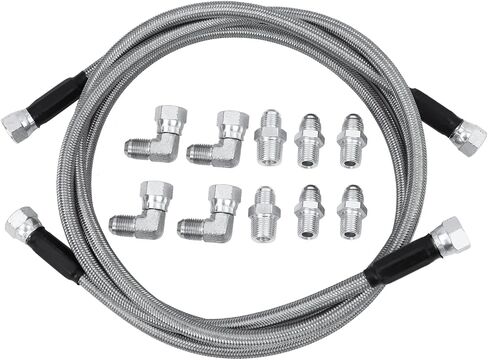 مجموعة خراطيم برودة 6an 70 '' ، متوافقة مع GM Chevy Transmission 4l80e Th350 Th400 4l60e in Saudi Arabia
