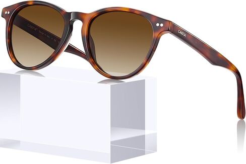 Carfia Retro Womens Sunglasses استقطاب خلات بيضاوية متين 5 برميل مفصلات UV400 حماية in Kuwait