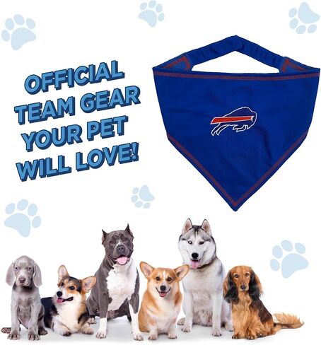 Pets First NFL Philadelphia Eagles TIE Bandana, Small/Medium. Dog Bandana Scarf Bib for Pet Cat Dog. The Ultimate Game-Day, Party Bandana (PHL-3550-S-M) in Saudi Arabia