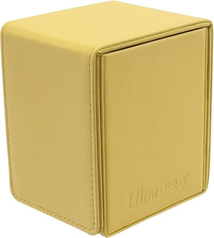 Ultra Pro - Vivid Alcove Flip White: Protect & Store Valuable Cards Deck Box for Pokemon/Magic/YuGiOh Cards, Sports Cards, Baseball Cards, Collectible Card Storage Deck Box in Saudi Arabia