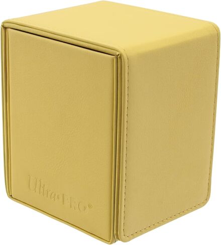 Ultra Pro - Vivid Alcove Flip White: Protect & Store Valuable Cards Deck Box for Pokemon/Magic/YuGiOh Cards, Sports Cards, Baseball Cards, Collectible Card Storage Deck Box in Saudi Arabia