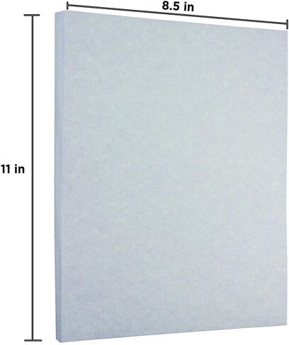 LUXPaper 8.5" x 11" Paper | Letter Size | Blue Parchment | 60lb. Text | 50 Qty in Saudi Arabia