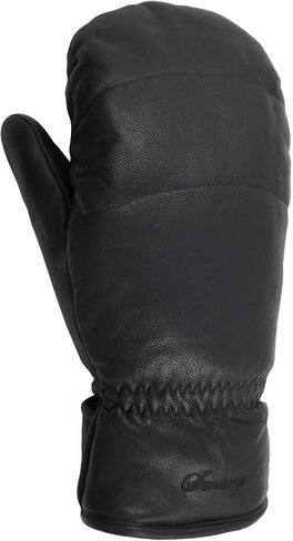 SWANY Women's Ally Insulated Warm Durable Breathable Waterproof Winter Cold-Weather Leather Ski Mittens in Kuwait