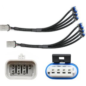 2pcs إشعال ملف الإشعال استبدال موصل GM LQ9 LQ4 LS2 LS3 LS7 LSX 4.8 5.3 6.0 6.2 7.0 تطبيقات نقل الشاحنة استبدل 12558693 D581 10457730 19005218 D585