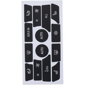 طقم إصلاح زر DASH ، ملصقات زر AC ، Car Dash Control Control Repair Tepatable مع BMW 5 Series 2009-2015