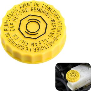 Brake Fluid Cap Replacement OEM#4683656AB for 2001-2017 Jeep Wrangler 2009-2020 Dodge Journey 2014-2020 Cherokee 2017-2020 Compass, Brake Fluid Reservoir Cap, Brake Master Cylinder Filler Cap