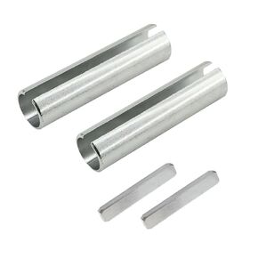 Stainless Steel 5/8" x 3/4" x 3" Crank Shaft Sleeve Adapter Includes Reducer Sleeve Bushing Sheave and Key (2 Packs)