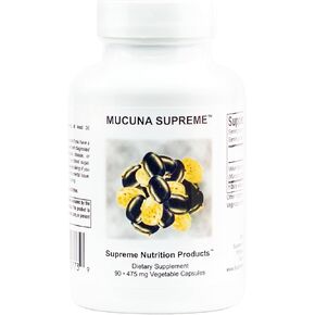 Supreme Nutrition Mucuna Supreme، 90 كبسولة نباتية نقية من البقر