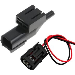Ambient Air Temperature Sensor with Connector Pigtail Harness Compatible with Honda Accord Civic Crosstour HR-V Odyssey Pilot Replace 80525-TBA-A01