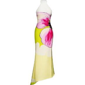 JW PEI Women's Olivia Floral Halter Gown