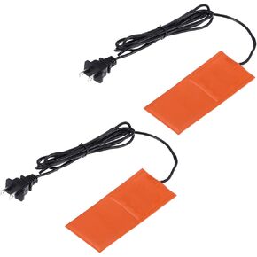 MECCANIXITY Silicone Heating Pad, 110V 75W Car Engine Block Oil Pan Heater Heater Strip for Constant Temperature 127mm x 50.4mm