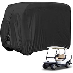 FLYMEI Golf Cart Covers, Waterproof 2/4/6 Outdoor Golf Cart Cover for EZ GO Club Car Yamaha Golf Carts, Sunproof Dustproof Club Car Cover Golf Cart Seat Covers