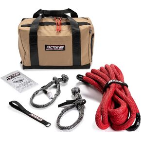 Factor 55 Baja Kinetic Recovery Gear Kit for Trucks, Jeeps, and SUVs - Tan