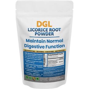 الكلى استعادة ملحق عرق السوس DGL: يدعم صحة الجهاز الهضمي ، ودعم بطانة الأمعاء ، ومسحوق DGL للعافية ، ومسحوق استخراج جذر عرق السوس ، 140 خدمة.