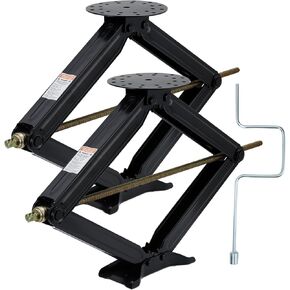 7500lbs RV Stabilizer Jacks,30" RV Stabilizer Leveling Scissor Jacks,Trailer Stabilizer Leveling Scissor Jacks for Stabilizing & Leveling RVs,Trailers,Campers