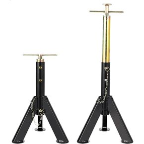 Garvee 2-Pack 3-Ton (6000 £) RV Backs-Telescopic 16 "-30" Standable Support Residents for Travel Trailers ، 5th Wheels & Campers | رافعات التسوية الثقيلة ، الأسود